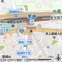黒崎駅前周辺の地図