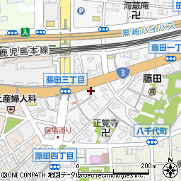ガッツレンタカー八幡黒崎店周辺の地図