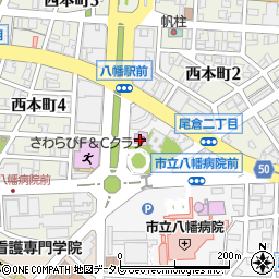 北九州市立八幡東柔剣道場周辺の地図