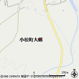 愛媛県西条市小松町大郷周辺の地図