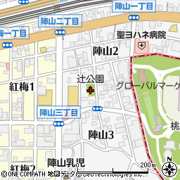 辻公園周辺の地図