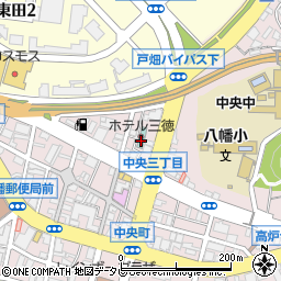 ホテル三徳周辺の地図