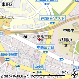 西日本新聞　エリアセンター周辺の地図