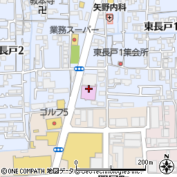 ラウンドワン松山店カラオケボックス周辺の地図