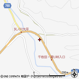 三重県熊野市紀和町矢ノ川683周辺の地図