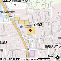 ダイソーフジ姫原店周辺の地図
