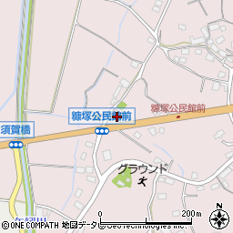 糠塚公民館周辺の地図