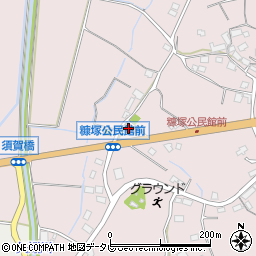 福岡県遠賀郡岡垣町糠塚536周辺の地図