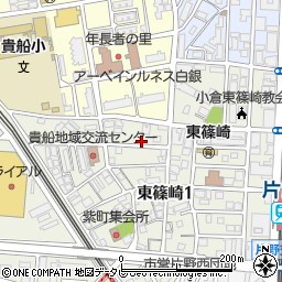 東篠崎1号公園周辺の地図