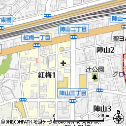 タイムズ紅梅１丁目駐車場周辺の地図