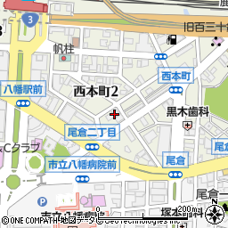ＫＭマンション八幡駅前周辺の地図