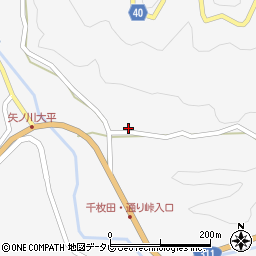 三重県熊野市紀和町矢ノ川655周辺の地図