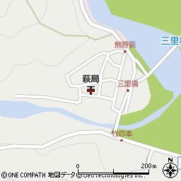 萩郵便局 ＡＴＭ周辺の地図