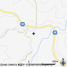 三重県熊野市紀和町矢ノ川598周辺の地図