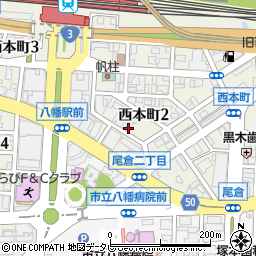 水上洋行北九州営業所周辺の地図