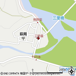 和歌山県田辺市本宮町伏拝1006周辺の地図