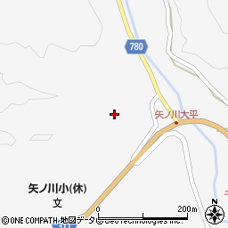 三重県熊野市紀和町矢ノ川704周辺の地図