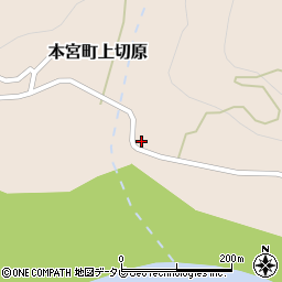 和歌山県田辺市本宮町上切原827周辺の地図