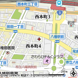 北九州中央診療所周辺の地図