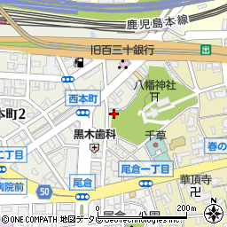 西本町自動車周辺の地図
