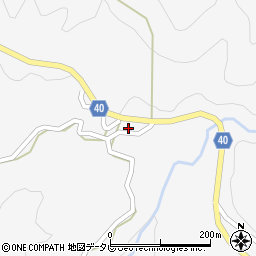 三重県熊野市紀和町矢ノ川594周辺の地図
