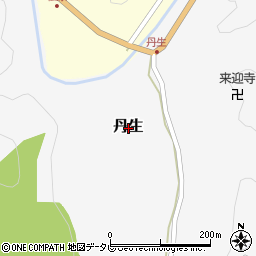 和歌山県日高郡印南町丹生周辺の地図