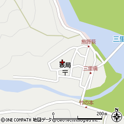 和歌山県田辺市本宮町伏拝983-2周辺の地図