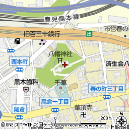 豊山八幡神社周辺の地図