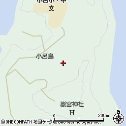 小呂島周辺の地図