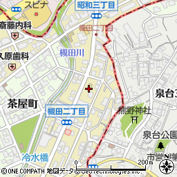 デイリーヤマザキ八幡槻田店周辺の地図