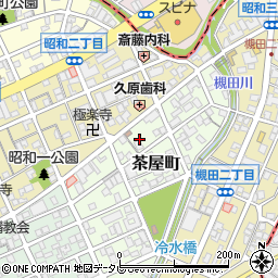 福岡県北九州市八幡東区茶屋町2周辺の地図