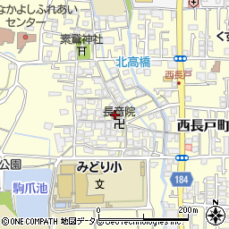 西長戸公民館周辺の地図