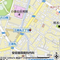 ワークマン小倉三郎丸店周辺の地図