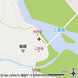 和歌山県田辺市本宮町伏拝1013周辺の地図