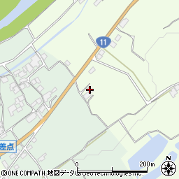 愛媛県西条市小松町安井399-5周辺の地図