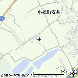 愛媛県西条市小松町安井284周辺の地図