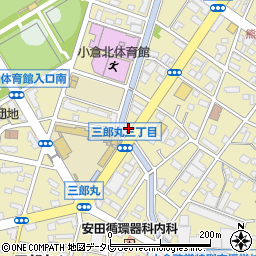 ファミリーマート小倉熊本一丁目店周辺の地図