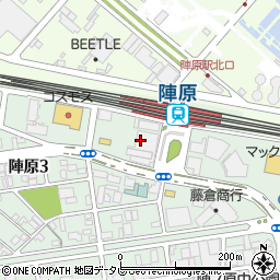 大信薬局　陣原駅前店周辺の地図