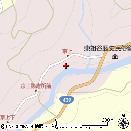 三好市役所　東祖谷支所周辺の地図