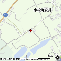 愛媛県西条市小松町安井280周辺の地図