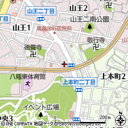 九築工業株式会社　本社・エンジニアリング本部・工事部周辺の地図