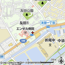 ＶＩＰコーポ友田周辺の地図