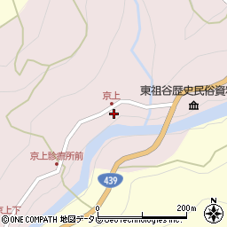 三好市東祖谷支所周辺の地図