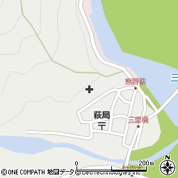 和歌山県田辺市本宮町伏拝1025周辺の地図