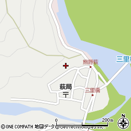 和歌山県田辺市本宮町伏拝1026周辺の地図