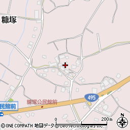 福岡県遠賀郡岡垣町糠塚826周辺の地図