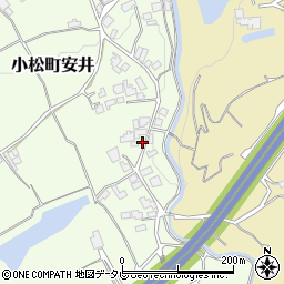 愛媛県西条市小松町安井115周辺の地図