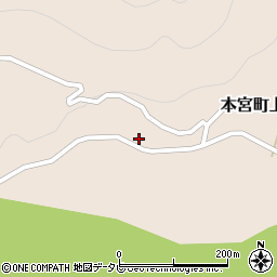 和歌山県田辺市本宮町上切原605周辺の地図