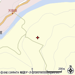 徳島県三好市東祖谷林周辺の地図