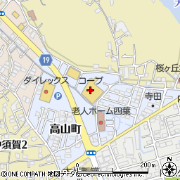 伊予銀行コープ三津 ＡＴＭ周辺の地図